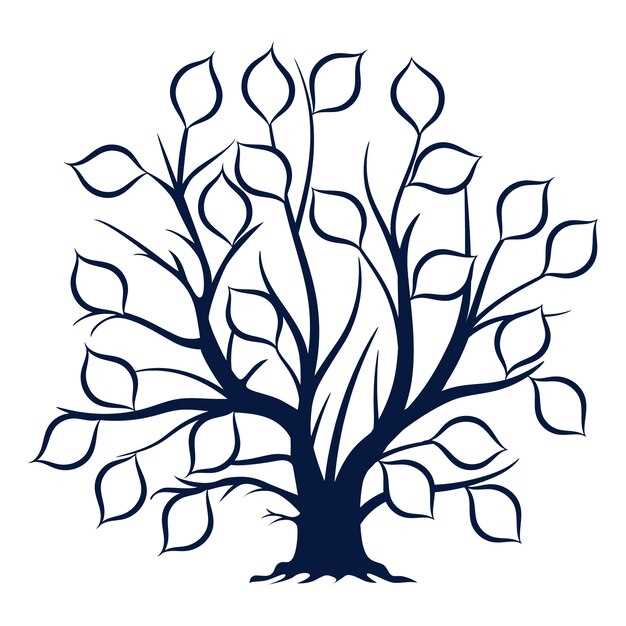 tree branch printable