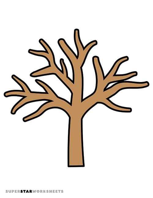 tree printable template