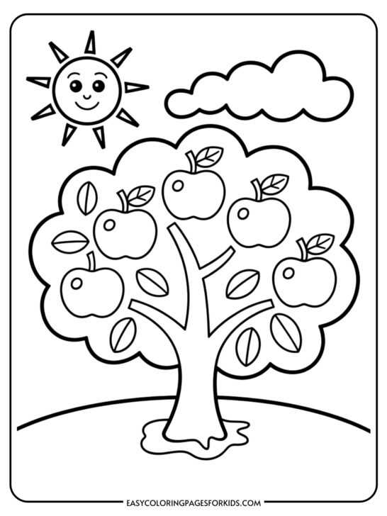 trees coloring pages printable trees coloring pages printable