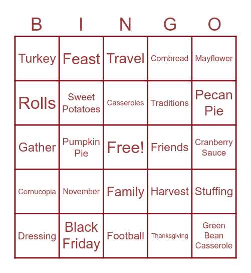 turkey bingo printable turkey bingo printable