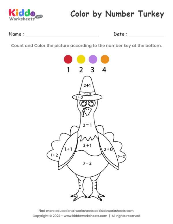 turkey dot to dot free printables