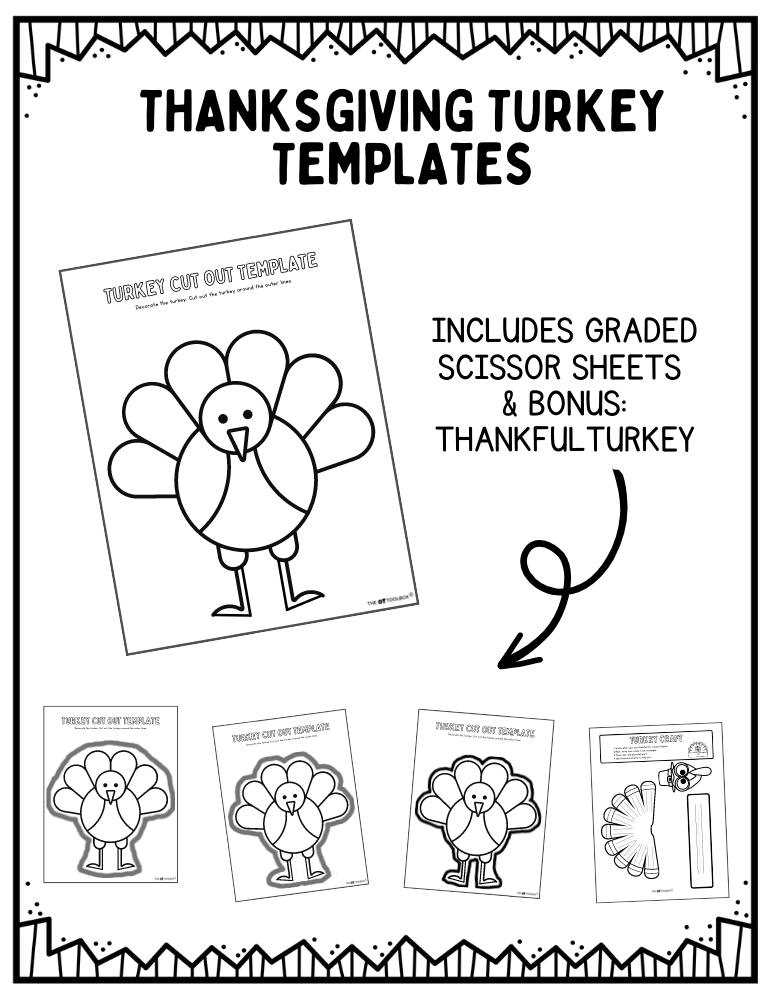turkey printables free
