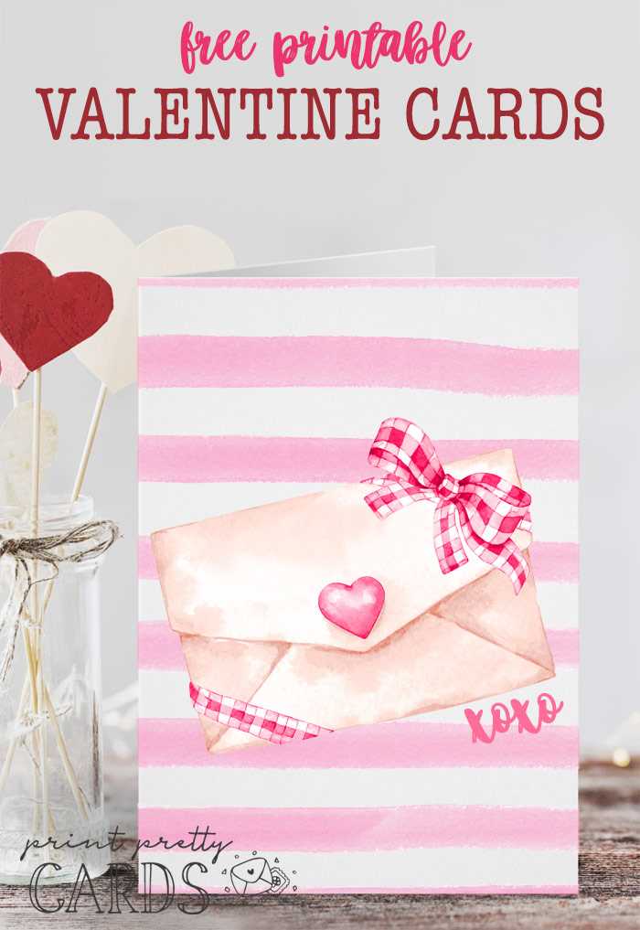 valentine card free printable