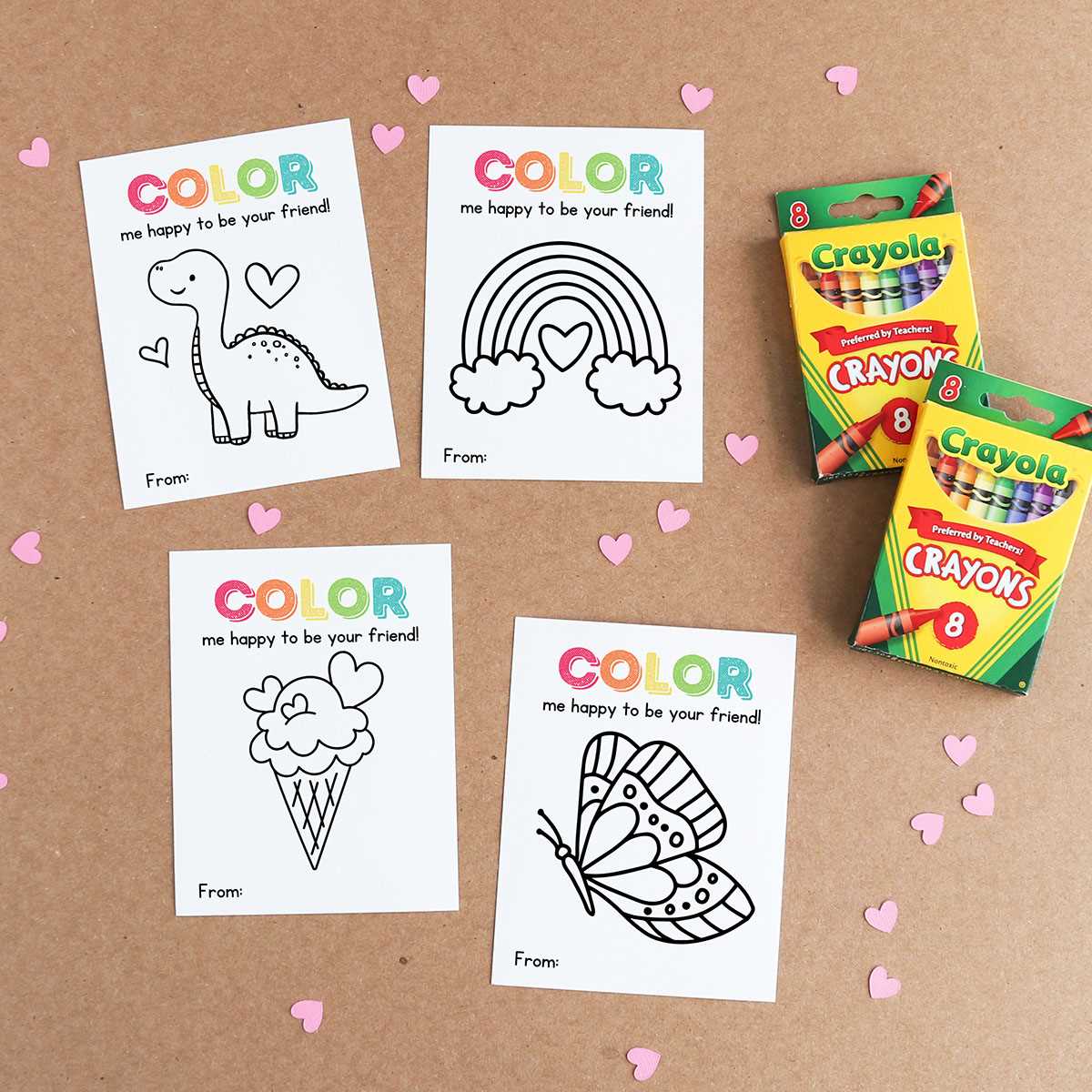 valentine crayon printable valentine crayon printable