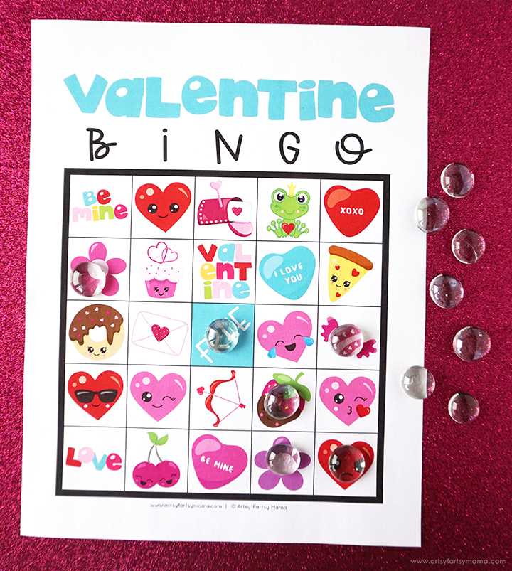 valentines day bingo printable