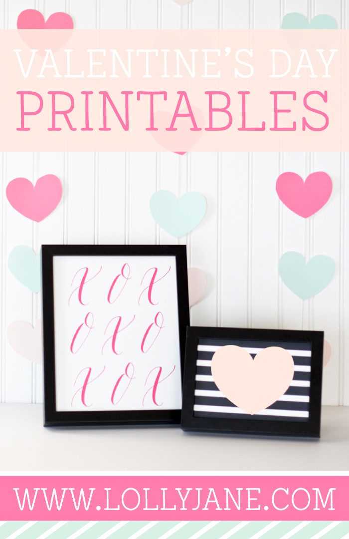 valentines day printables free