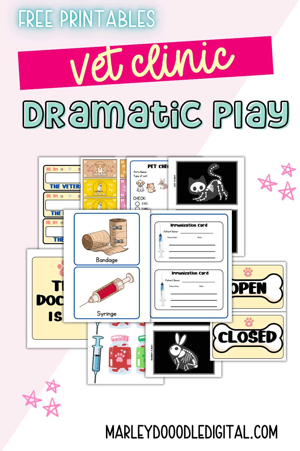 vet clinic dramatic play free printables vet clinic dramatic play free printables
