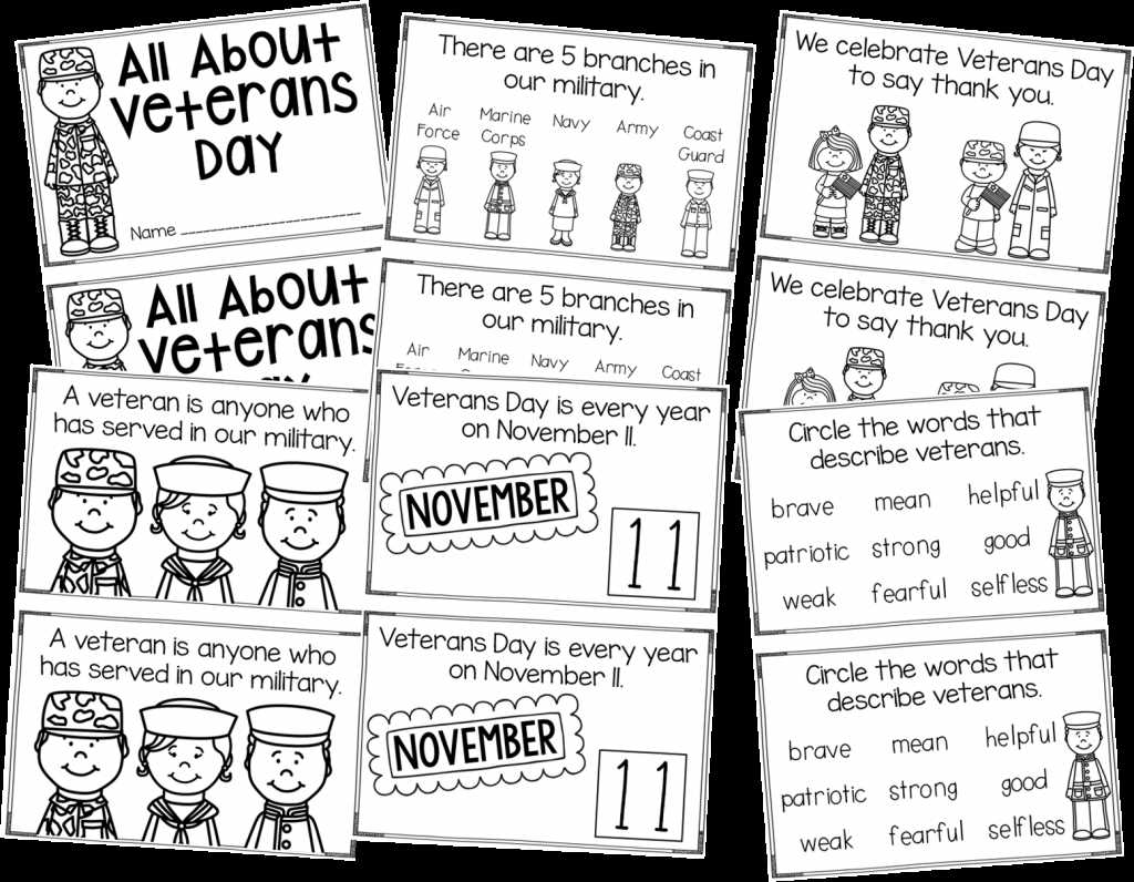 veterans day printables free