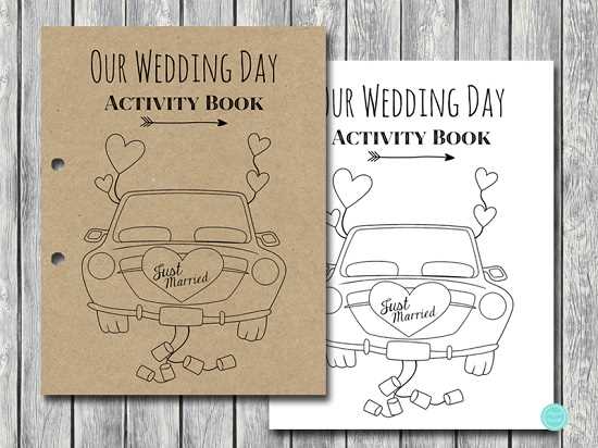 wedding coloring book printable