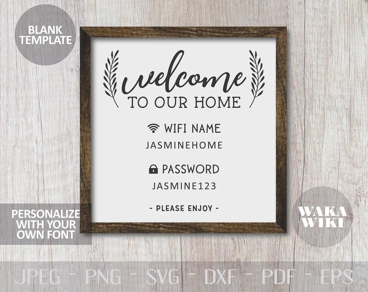 wifi password sign free printable wifi password sign free printable