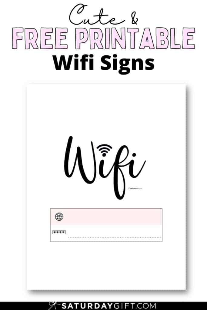 wifi password sign printable wifi password sign printable
