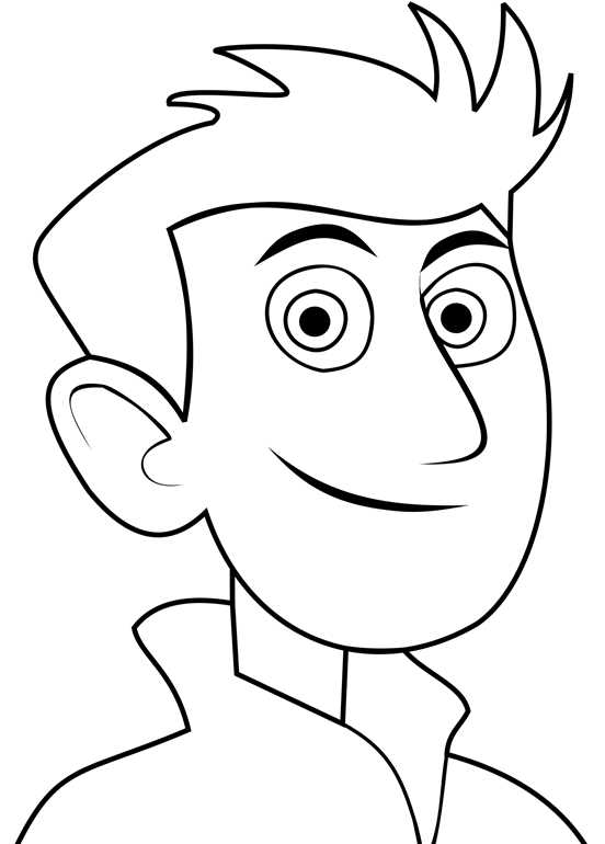 wild kratts printable coloring pages