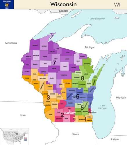 wisconsin county map printable wisconsin county map printable