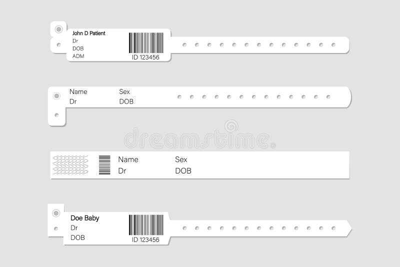 wristband template printable