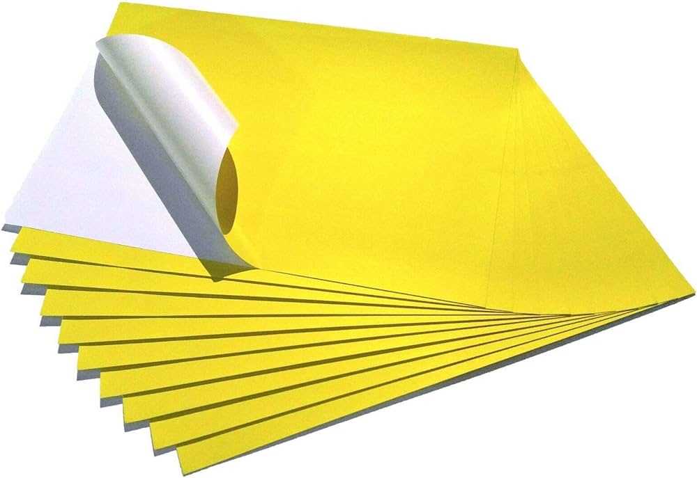 yellow printable paper