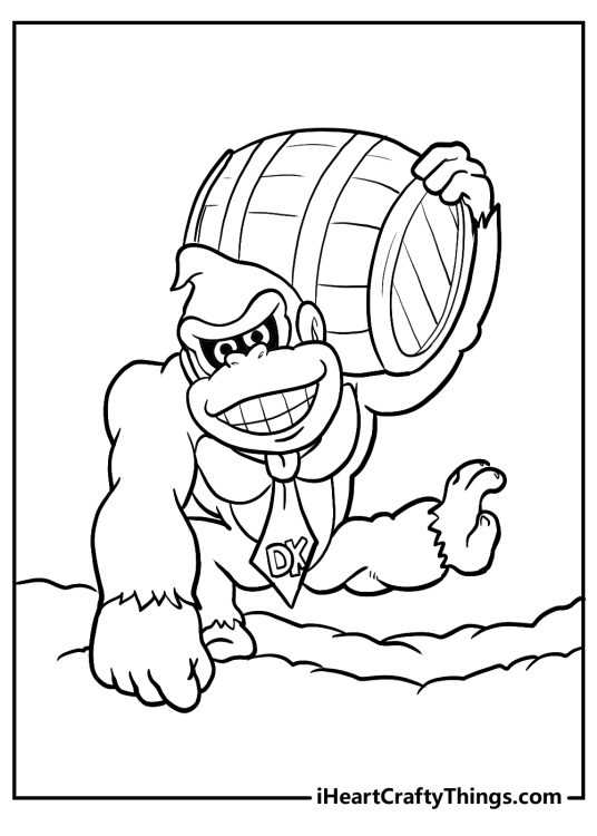 yoshi coloring pages printable