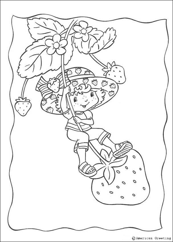 printable strawberry shortcake coloring pages printable strawberry shortcake coloring pages