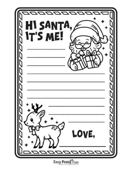 free printable letters to santa free printable letters to santa