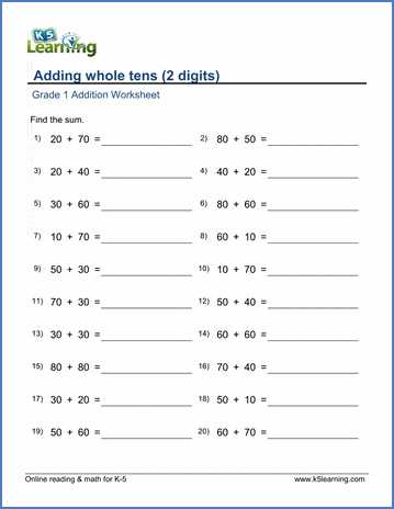 addition worksheets free printable