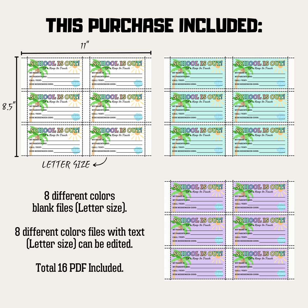 free printable keep in touch cards