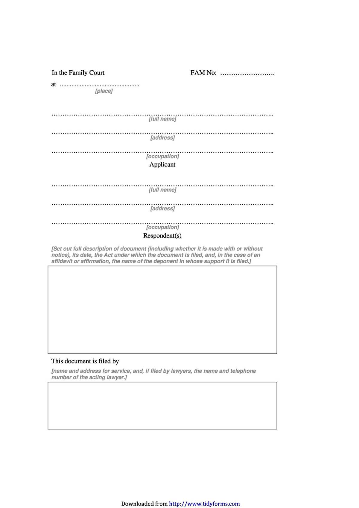 affidavit printable form affidavit printable form