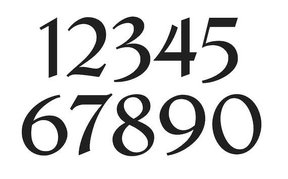 number stencils free printable
