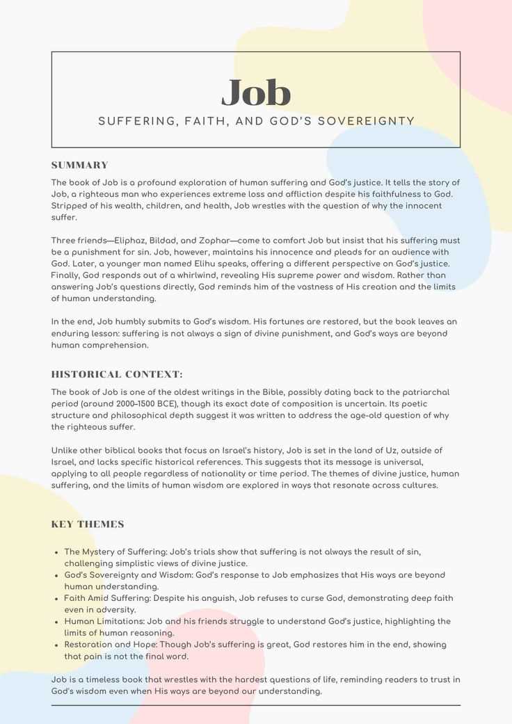 free printable bible study on job free printable bible study on job