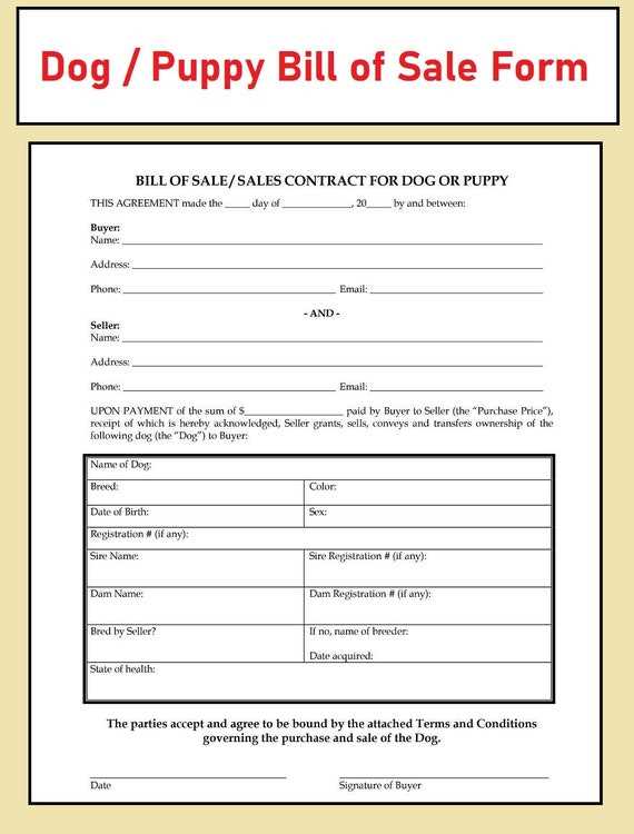 agreement printable puppy contract agreement printable puppy contract