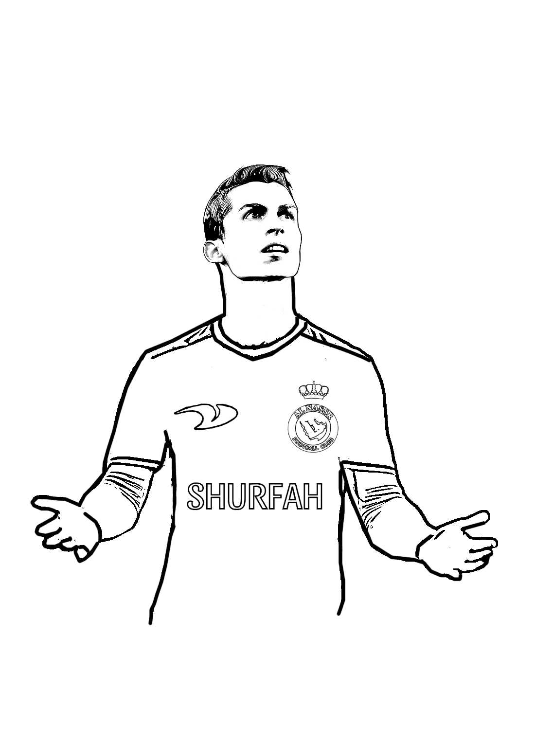 ronaldo printable coloring pages