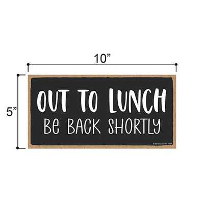 on lunch sign printable