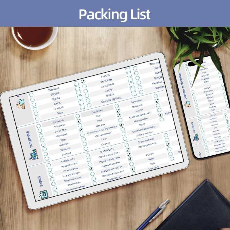 vacation checklist printable vacation checklist printable