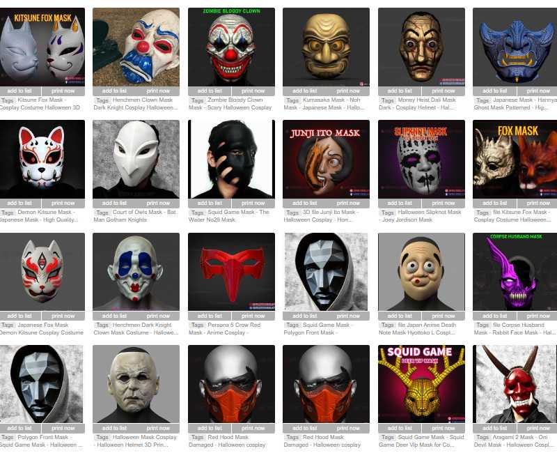 3d printable halloween costumes