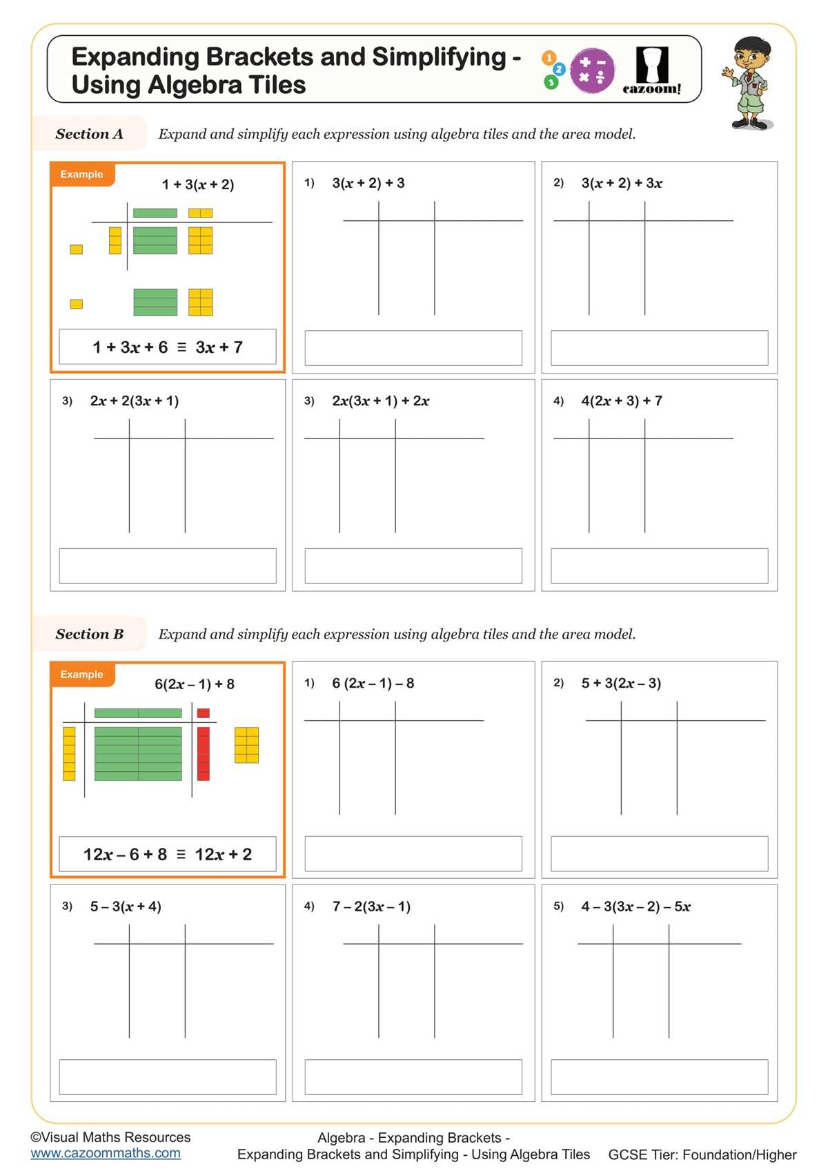 algebra tiles printable algebra tiles printable