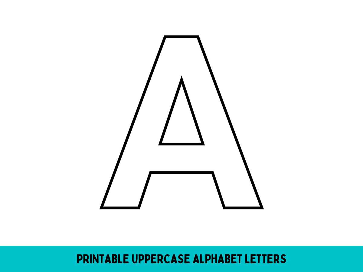 alphabet large letters printable alphabet large letters printable