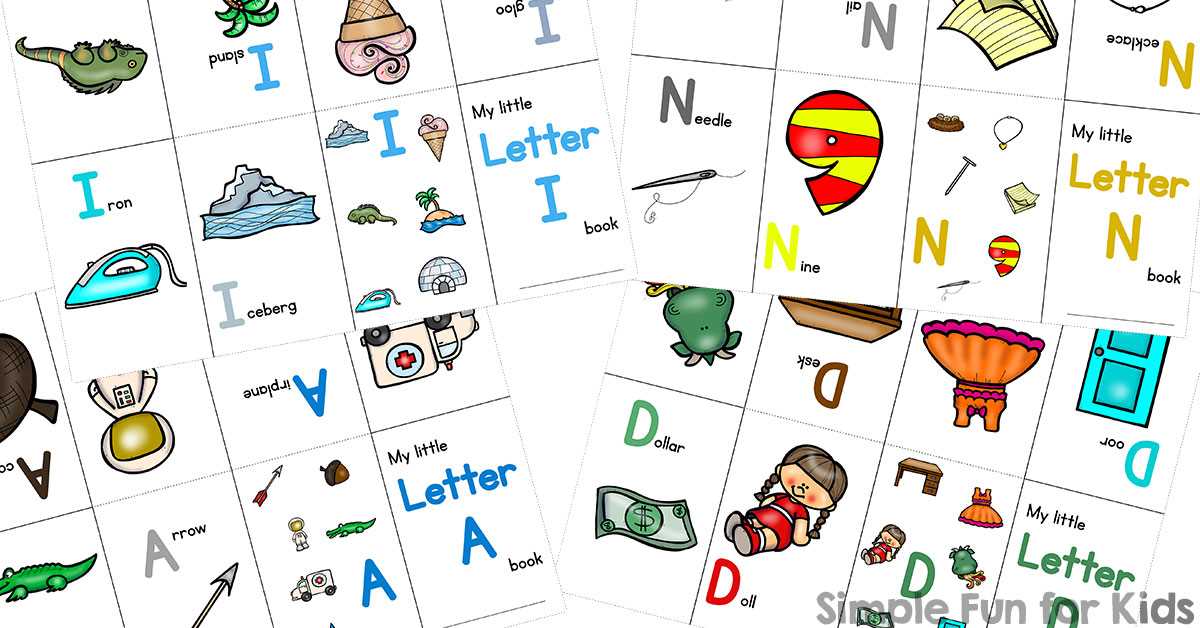 alphabet letter books printable