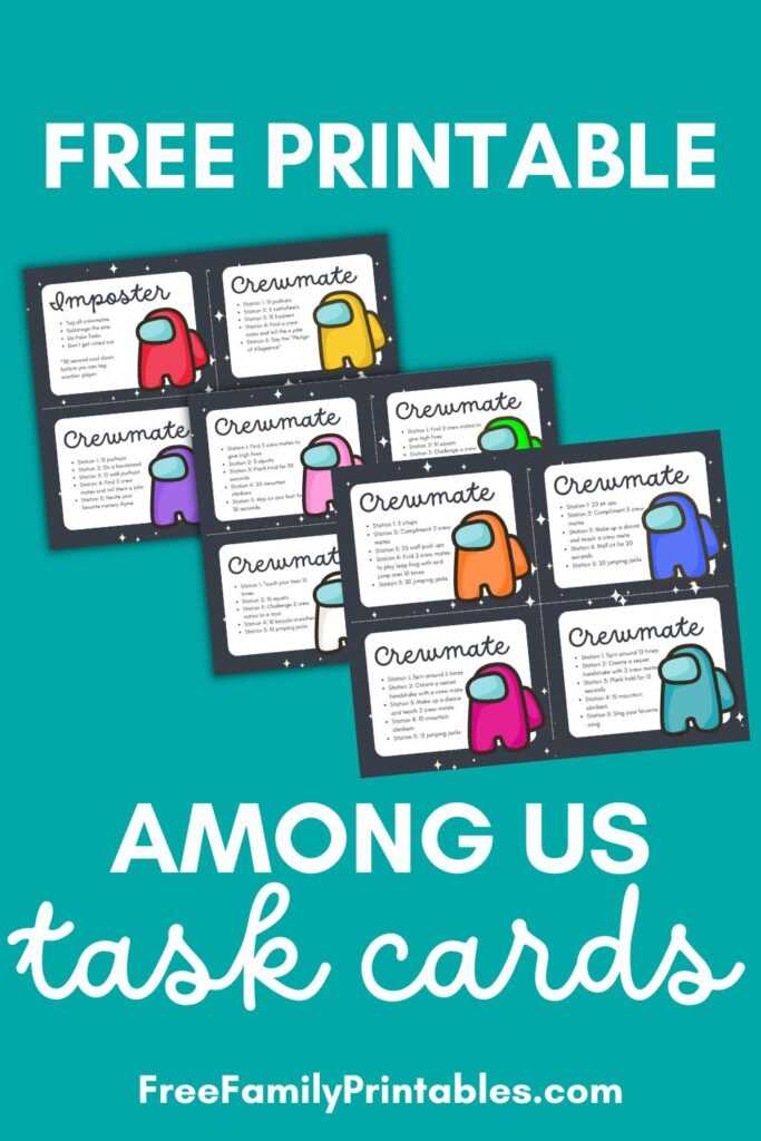 among us printables