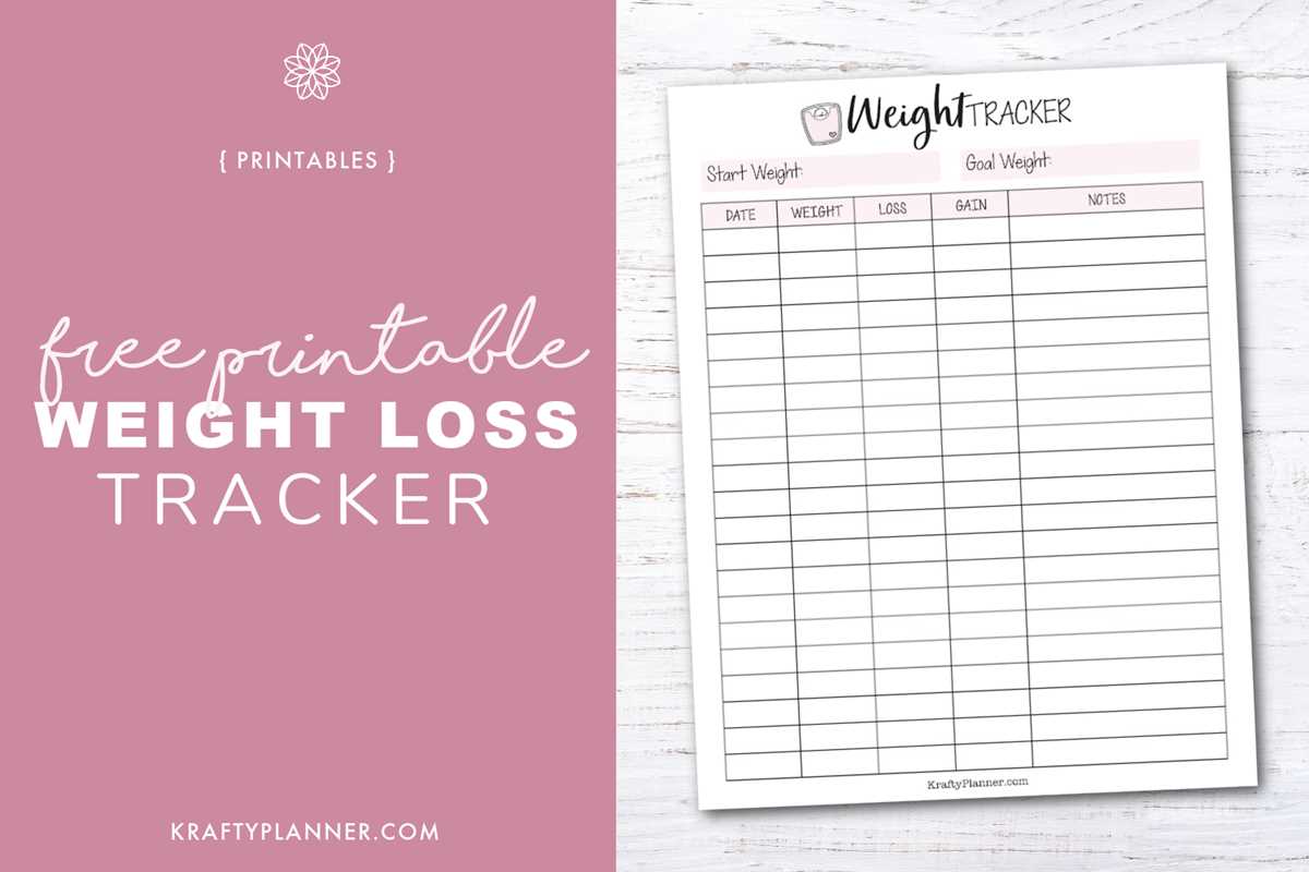 free printable weight loss chart free printable weight loss chart