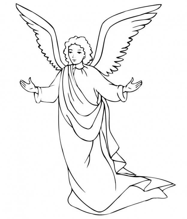 angel coloring sheets printable