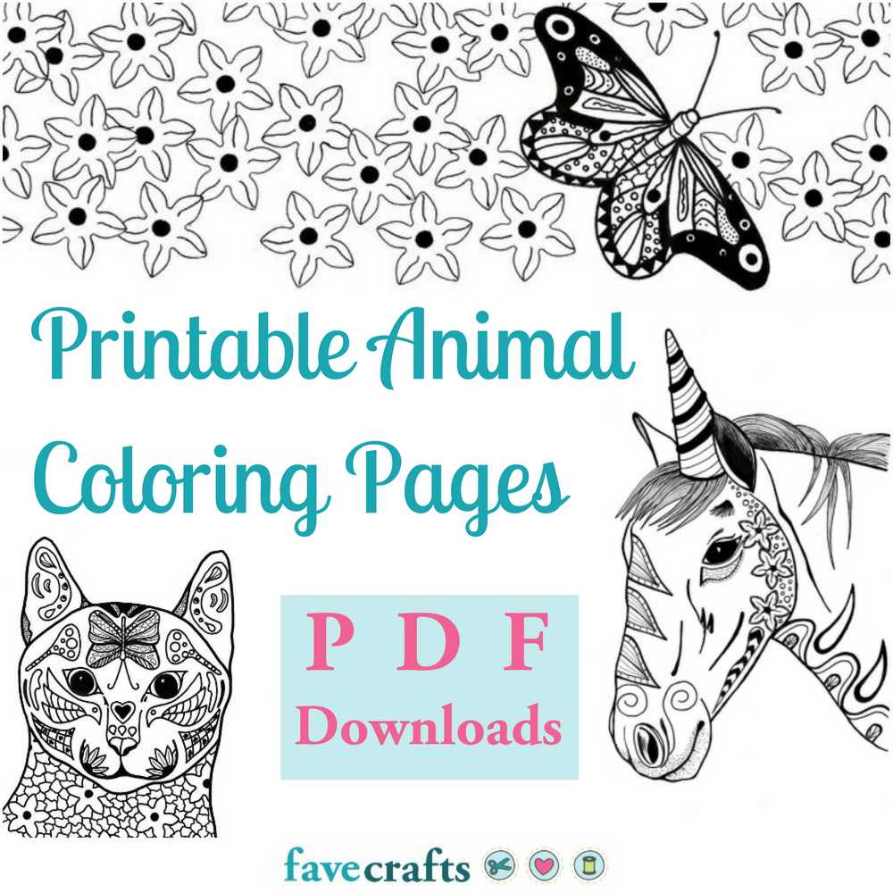 animal printable coloring pages