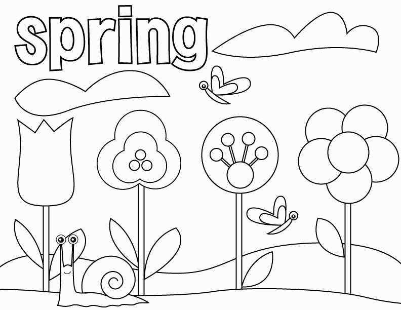 free spring coloring pictures printables free spring coloring pictures printables