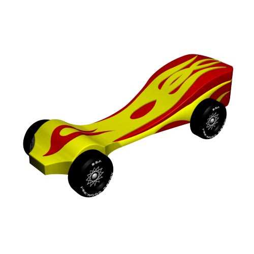 printable fast pinewood derby car templates