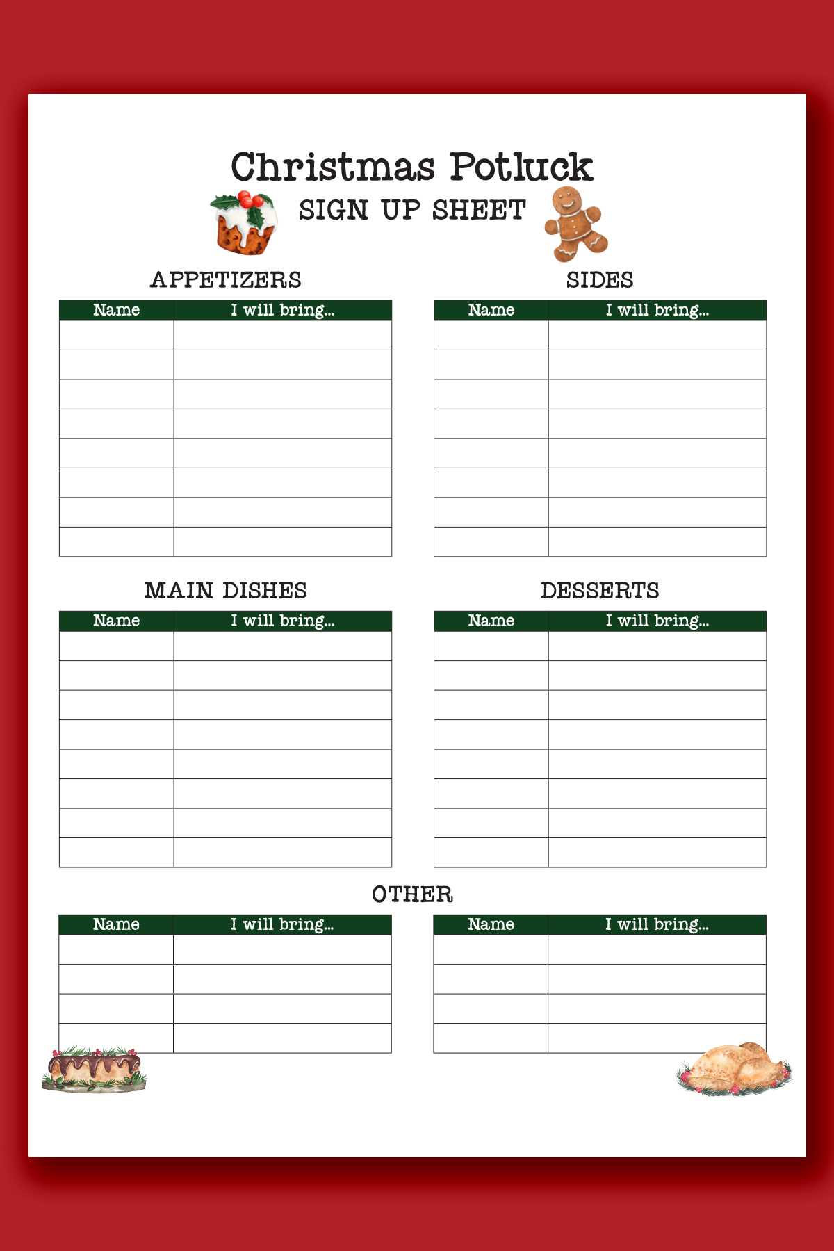 sign up sheet printable sign up sheet printable