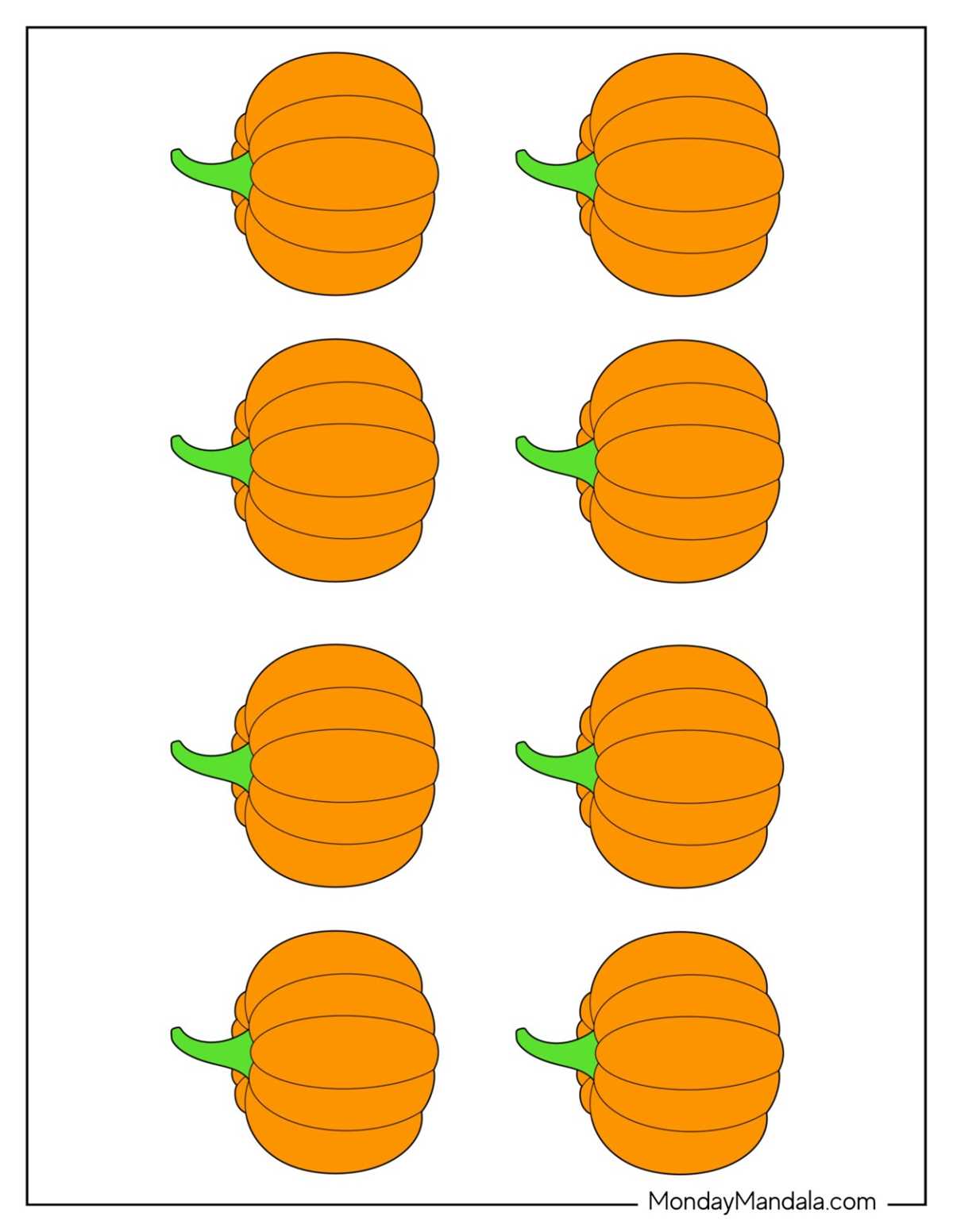 pumpkin pattern printable