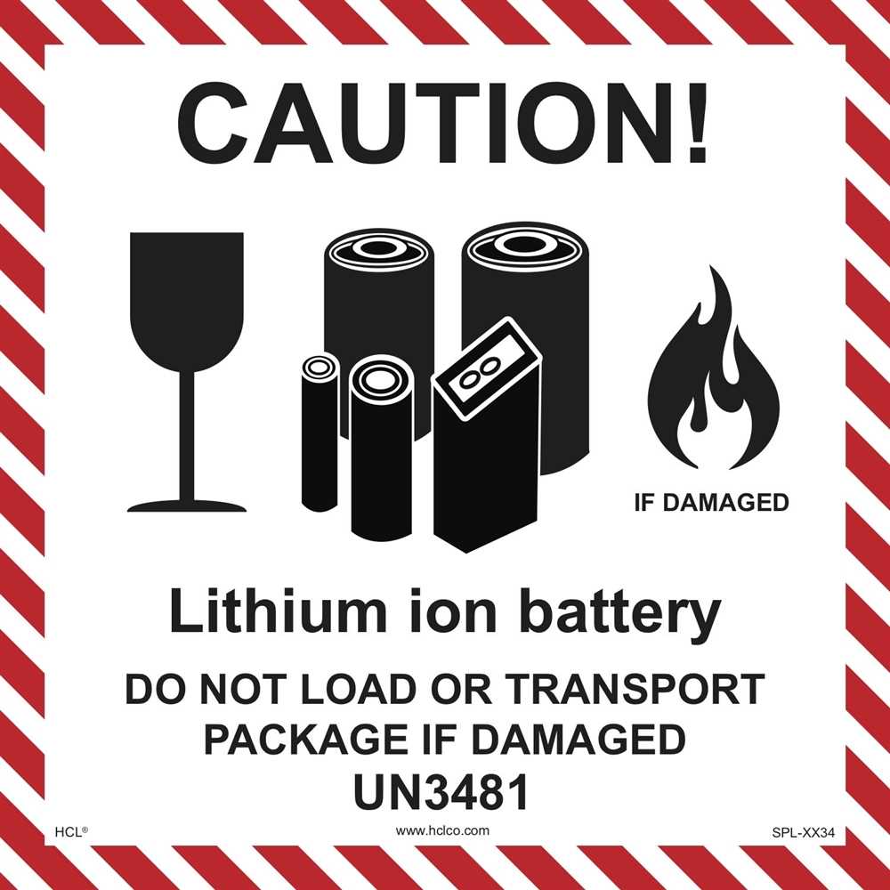 lithium battery label printable lithium battery label printable