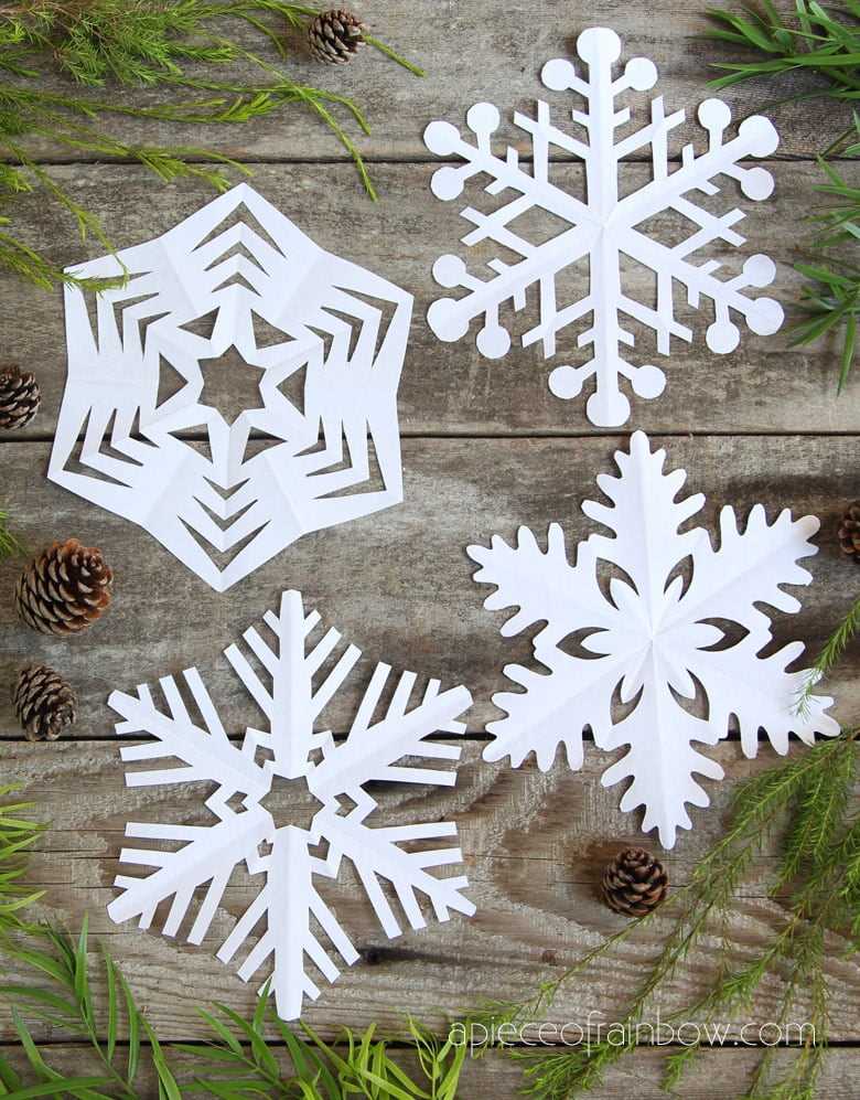 printable cut out snowflakes