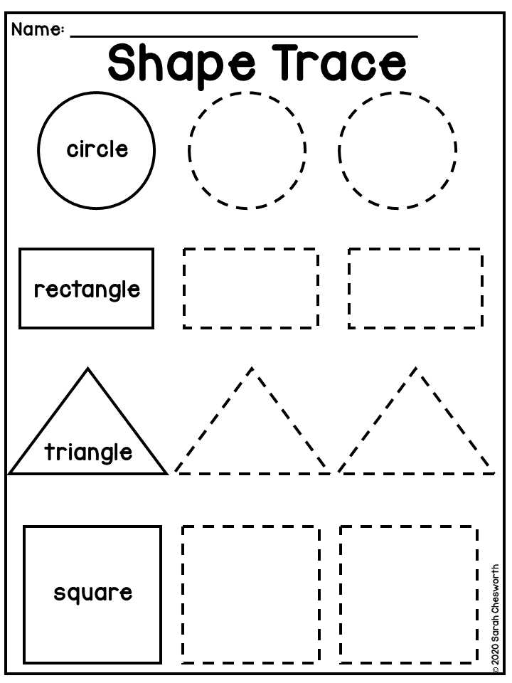 free printable shape tracing worksheets free printable shape tracing worksheets