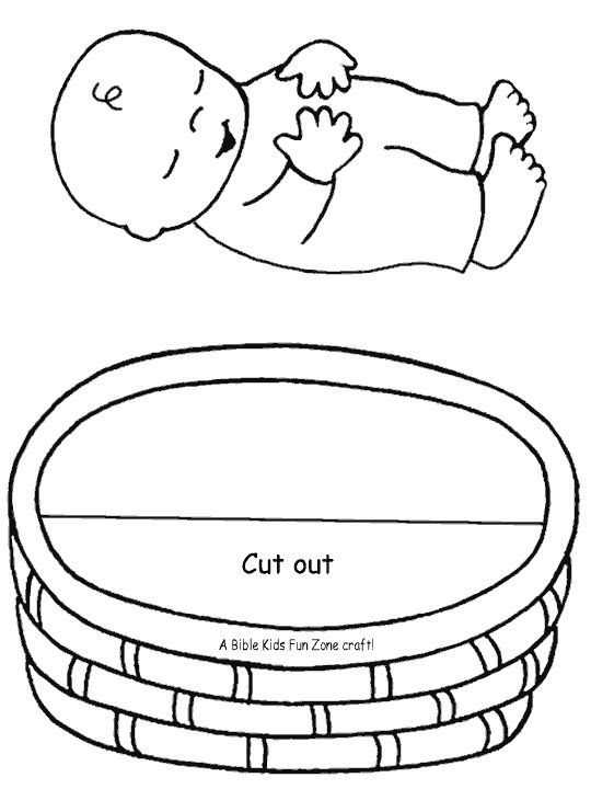 baby moses craft printable baby moses craft printable