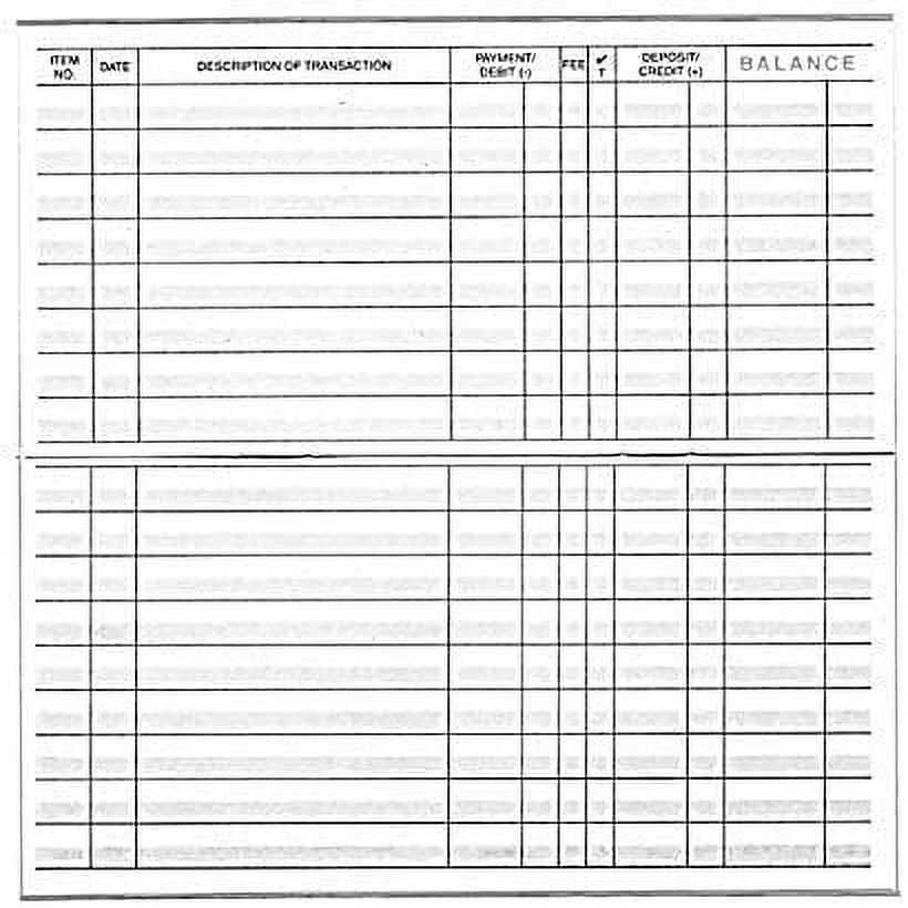bank ledger printable bank ledger printable