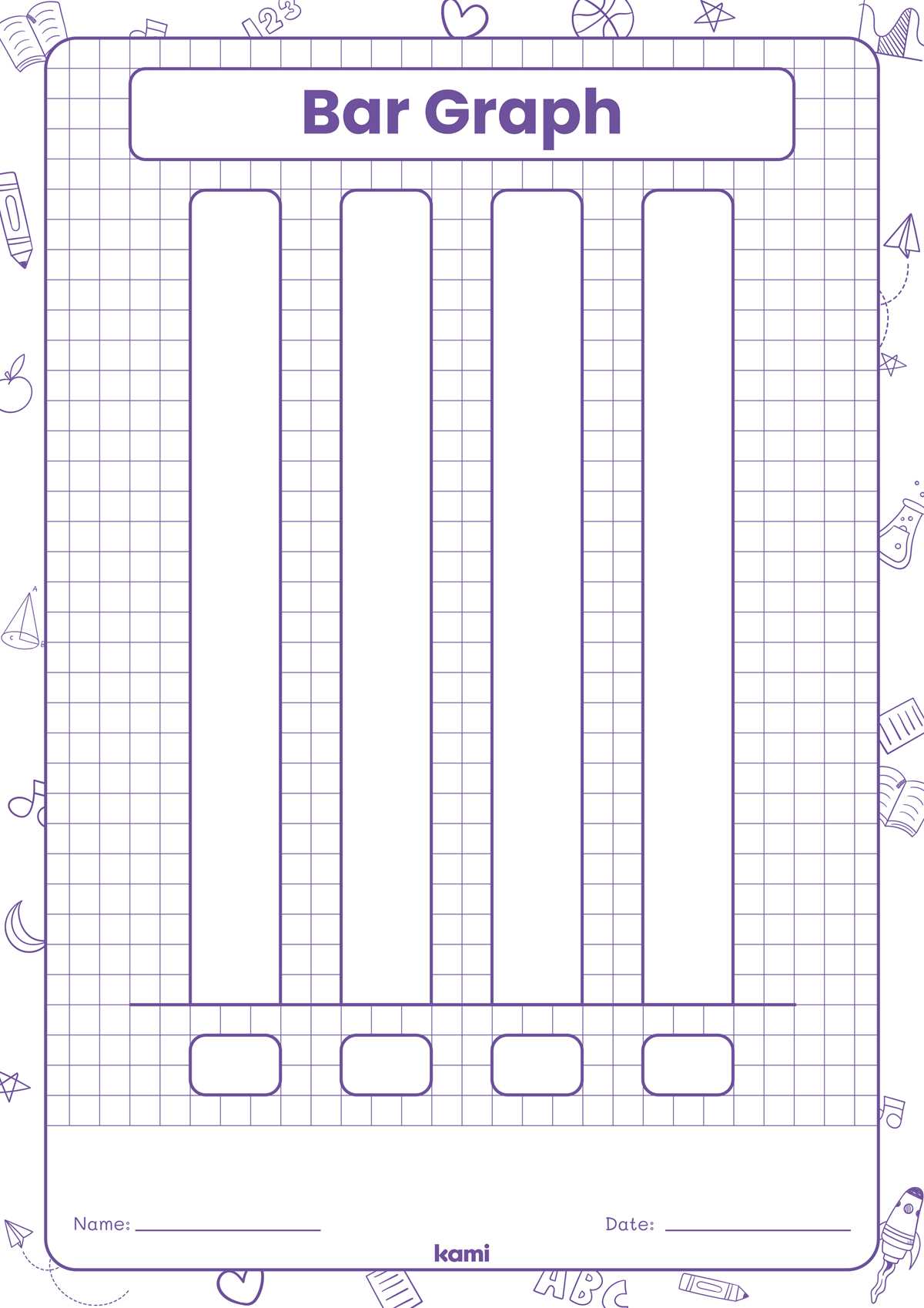bar graph template printable