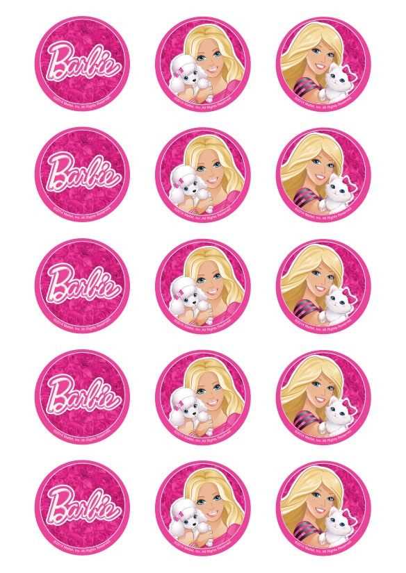 barbie stickers printable barbie stickers printable